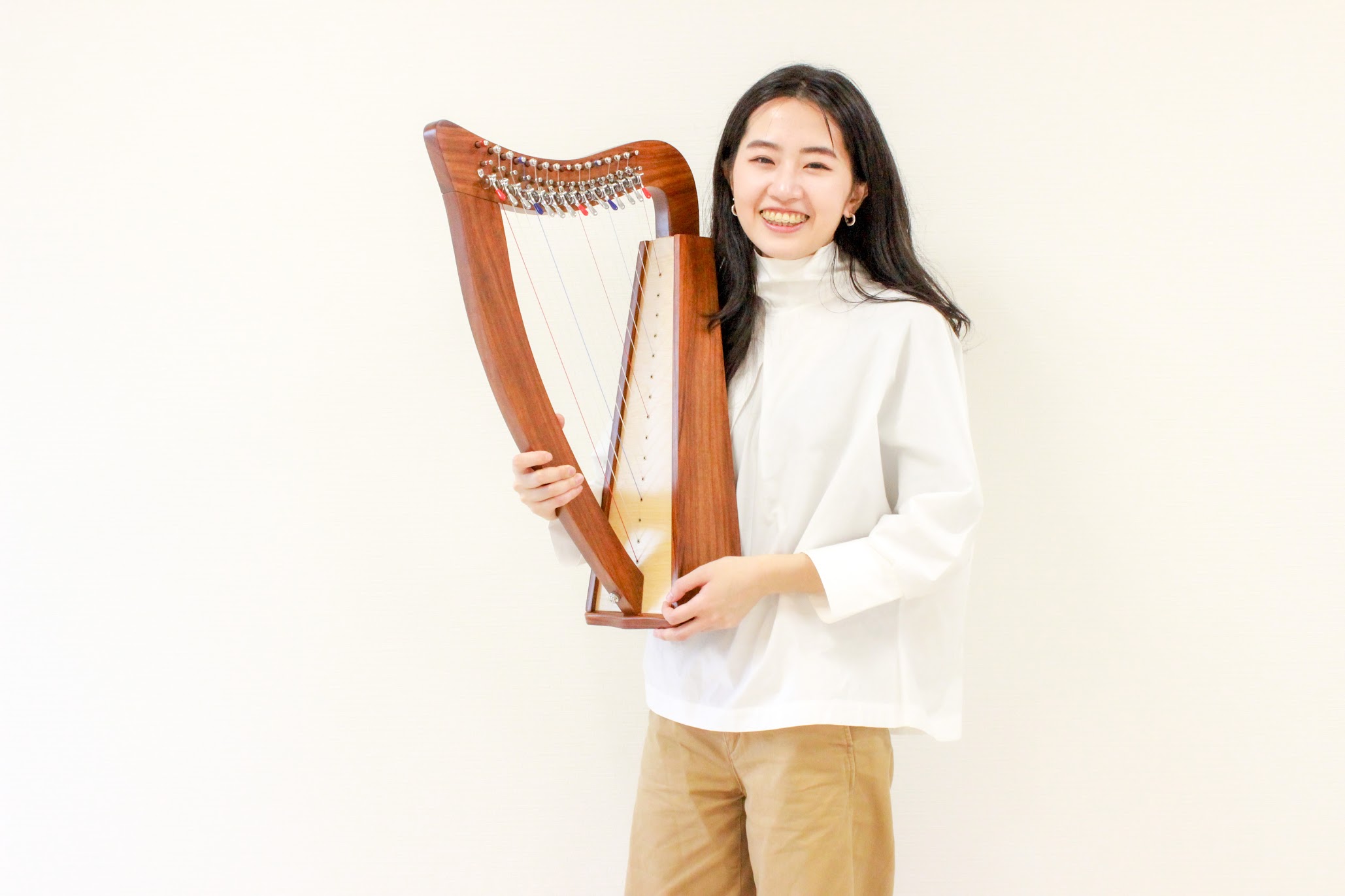 D.Poloniato 作 【ハープを弾く娘】 D.Poloniato 作 【ハープを弾く娘】